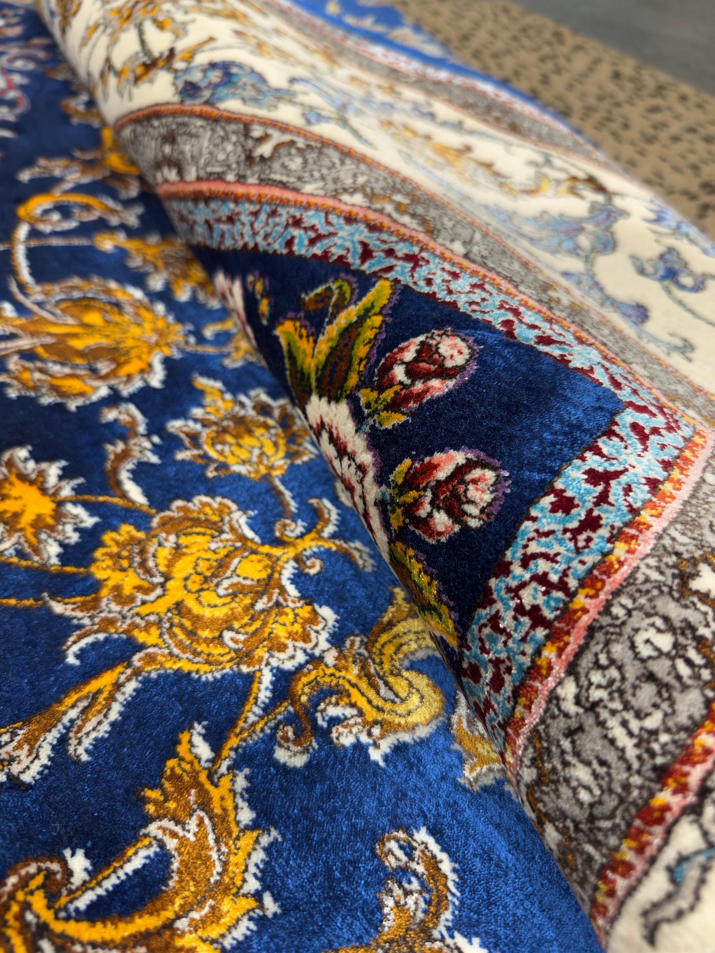 Fine Silk Persian Rug
