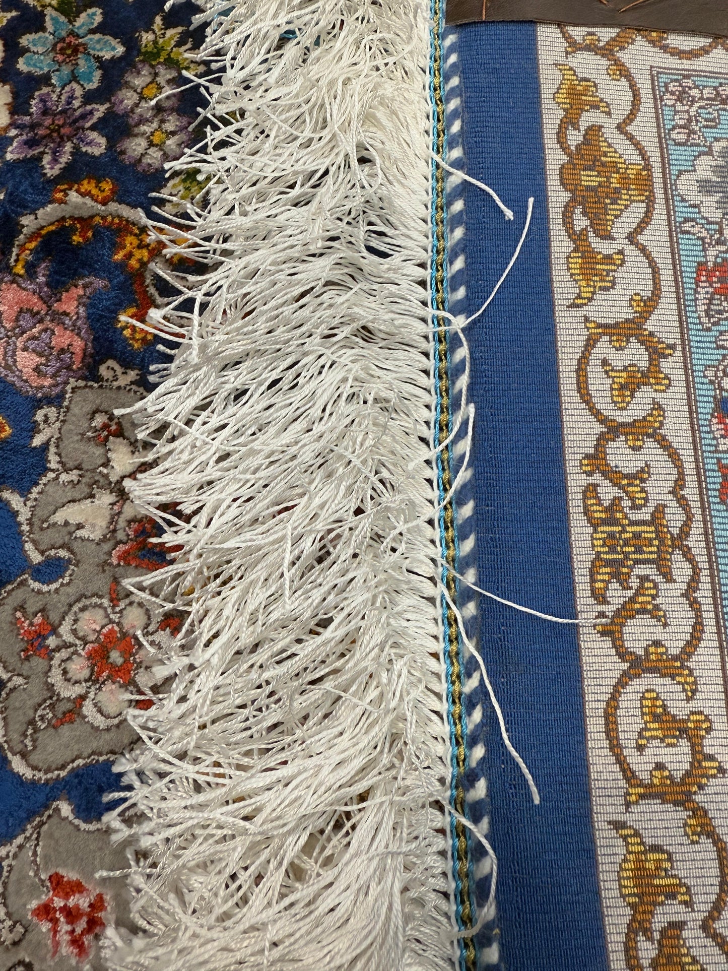 Fine Persian Wool & Silk Rug