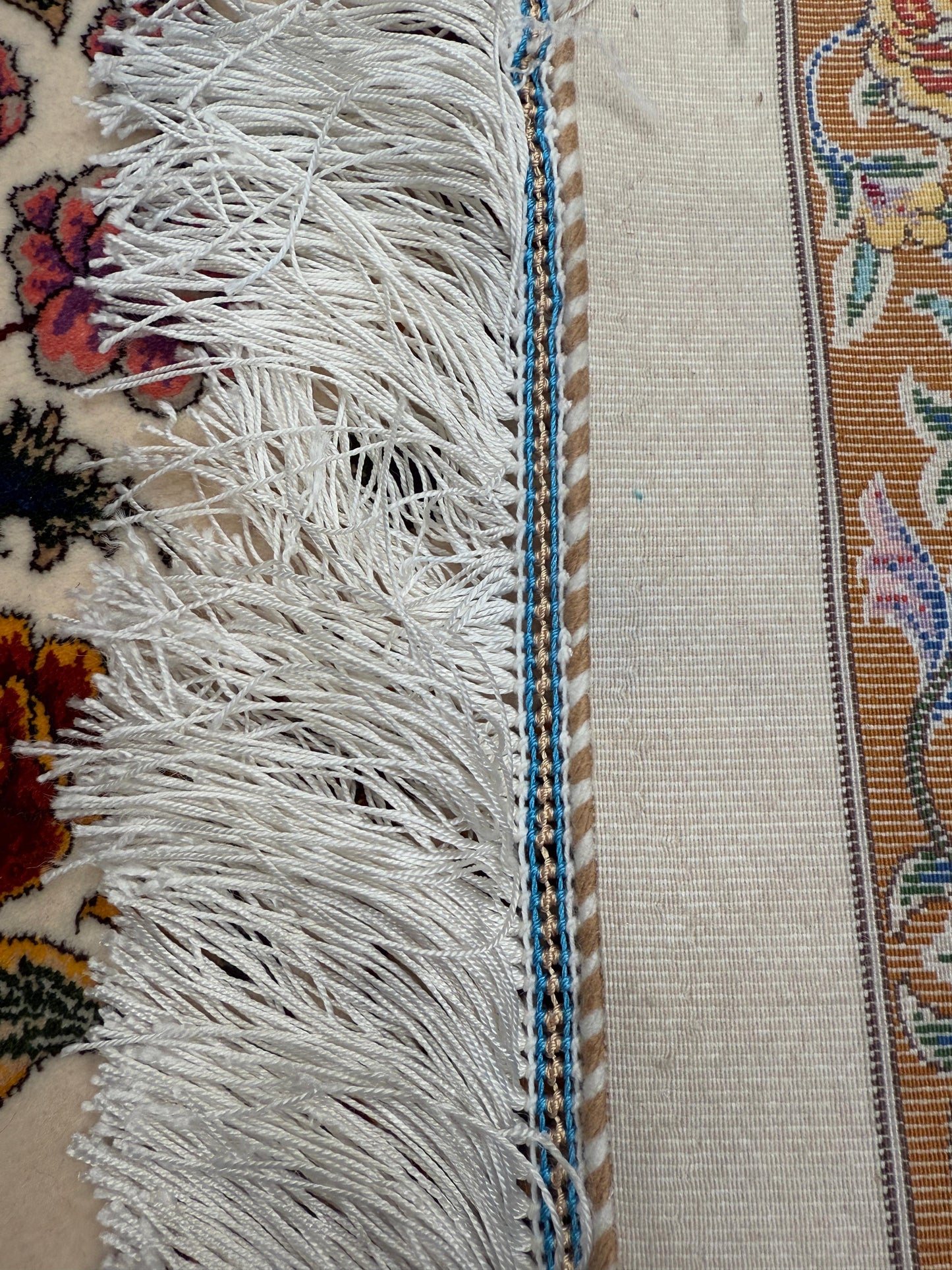 The Birds - Pure Wool & Silk Persian Rug