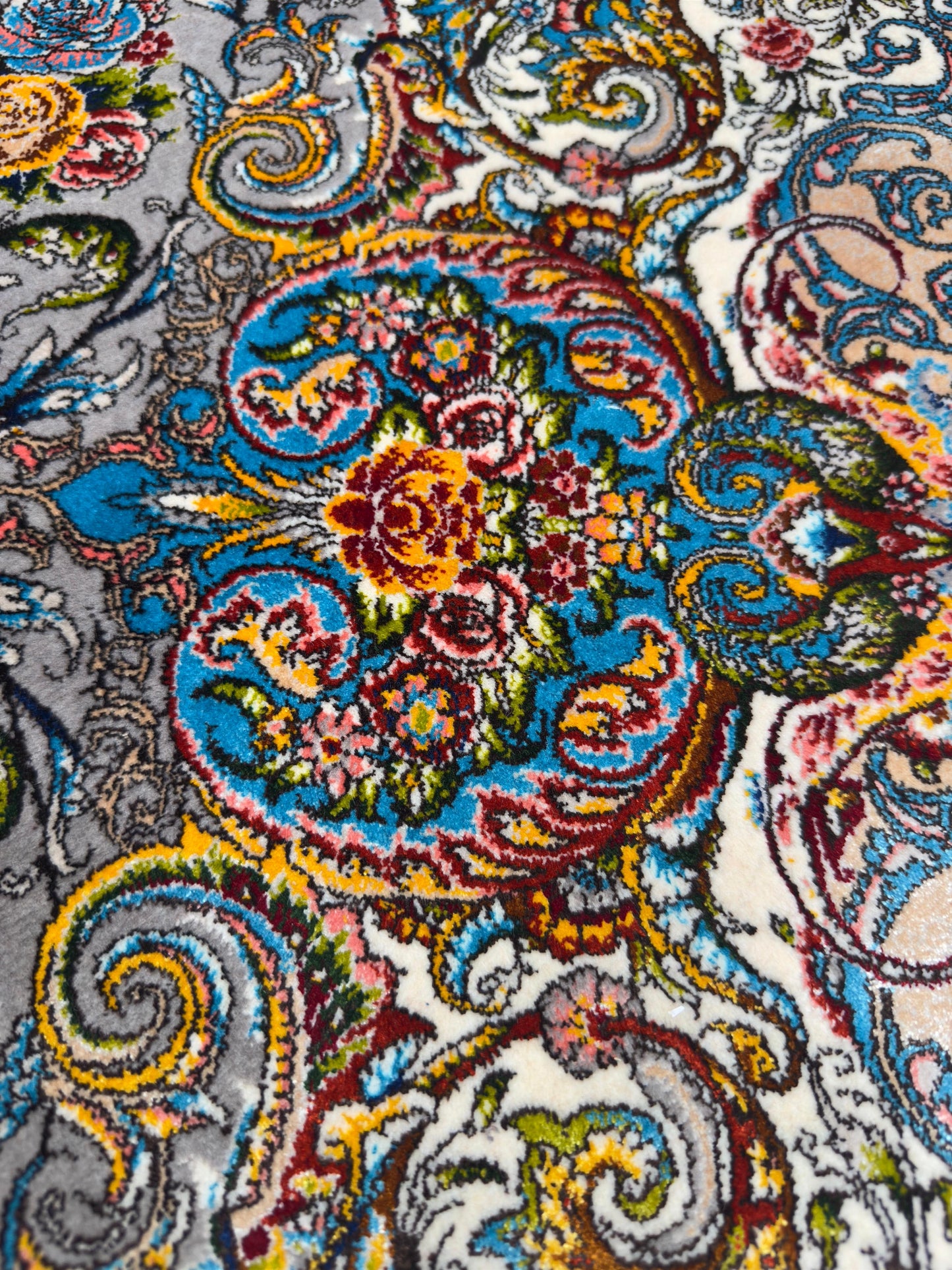 Pure Silk Persian Rug