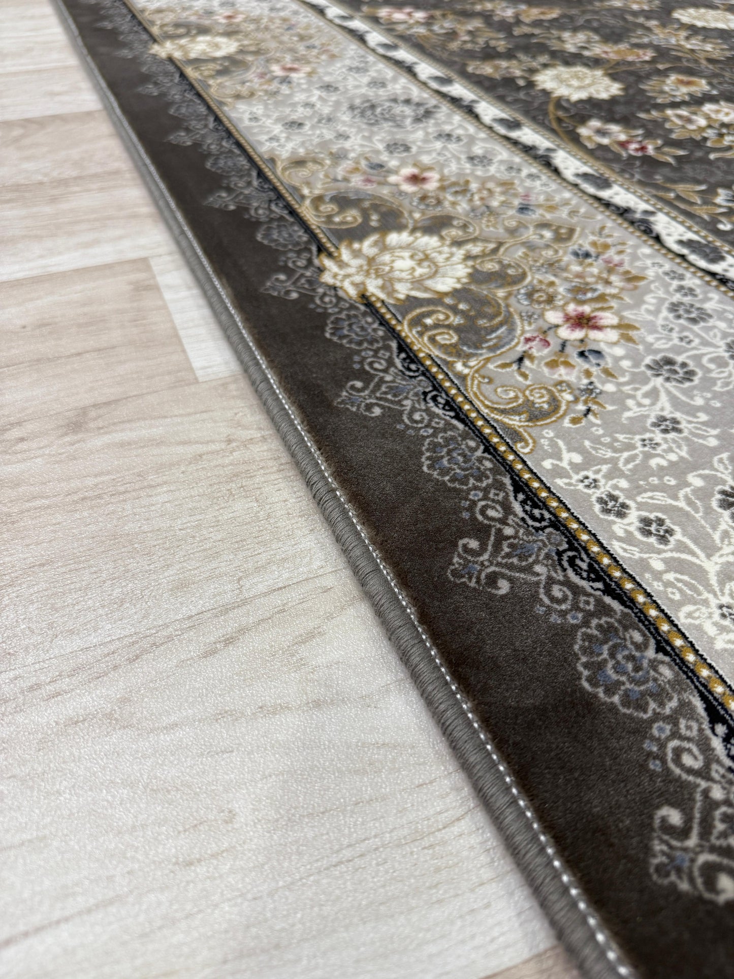 Floral Design 1200 Reeds Machine-Made Rug | Elegant Patterns in 6 Colours