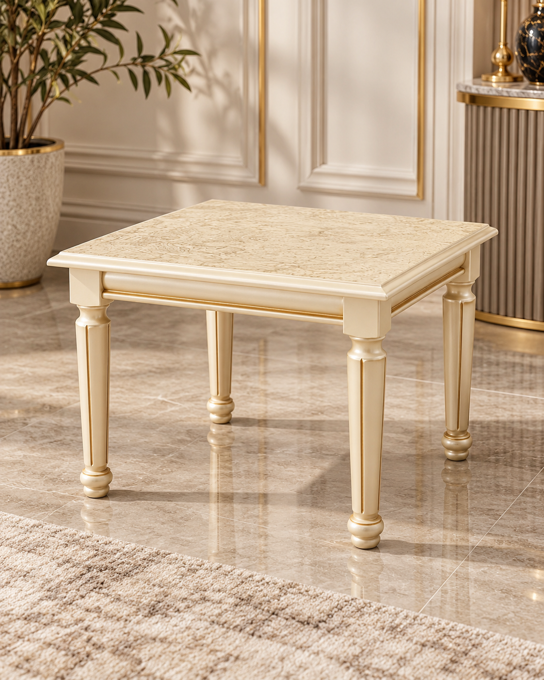Minare Luxury 6 Piece Sofa & Table Set – Arabic Style Seating with 3 Tables