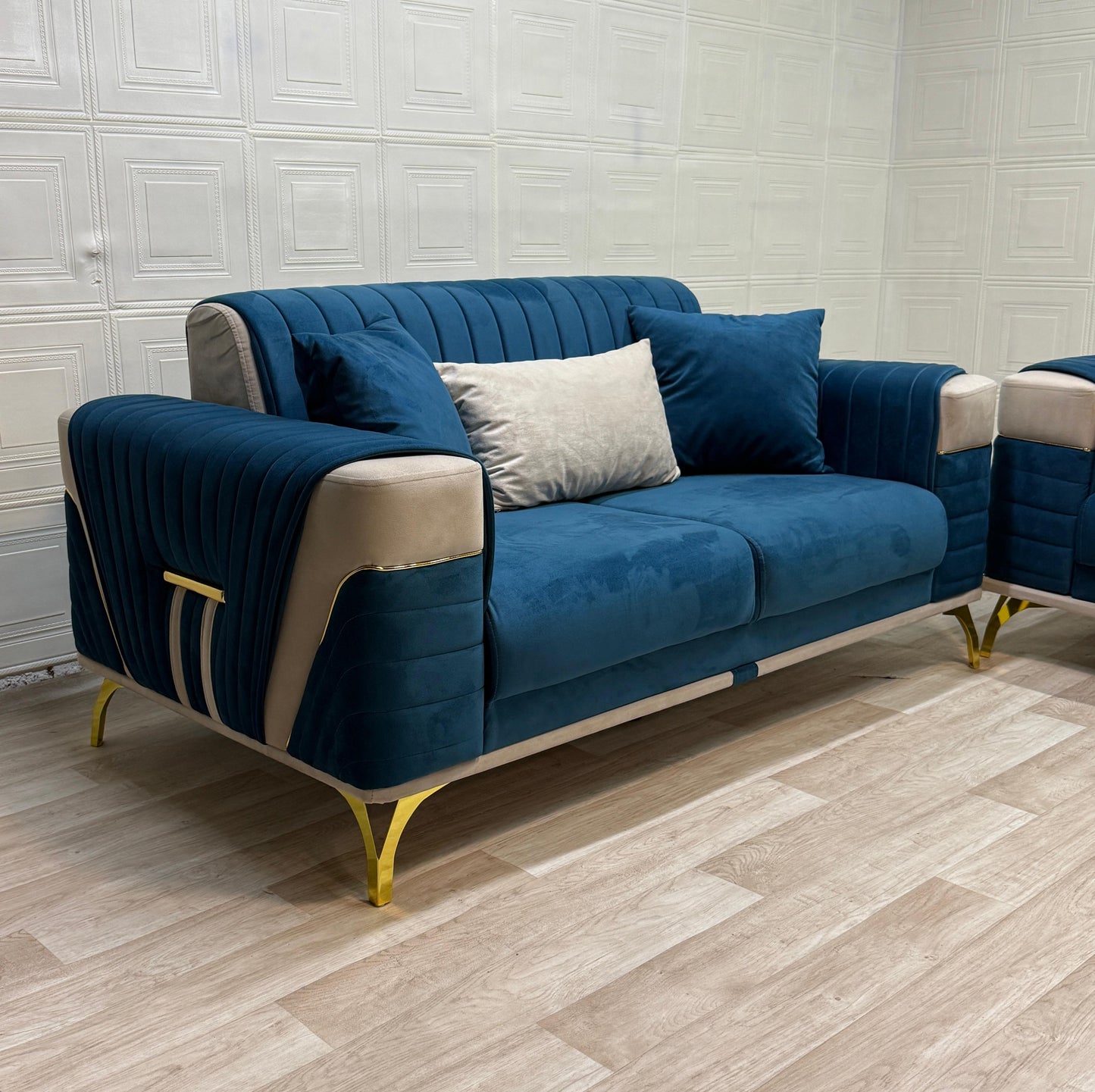 Paradise Sofa Set - 3-2-1 Configuration with Versatile Backrest for Bed Usage