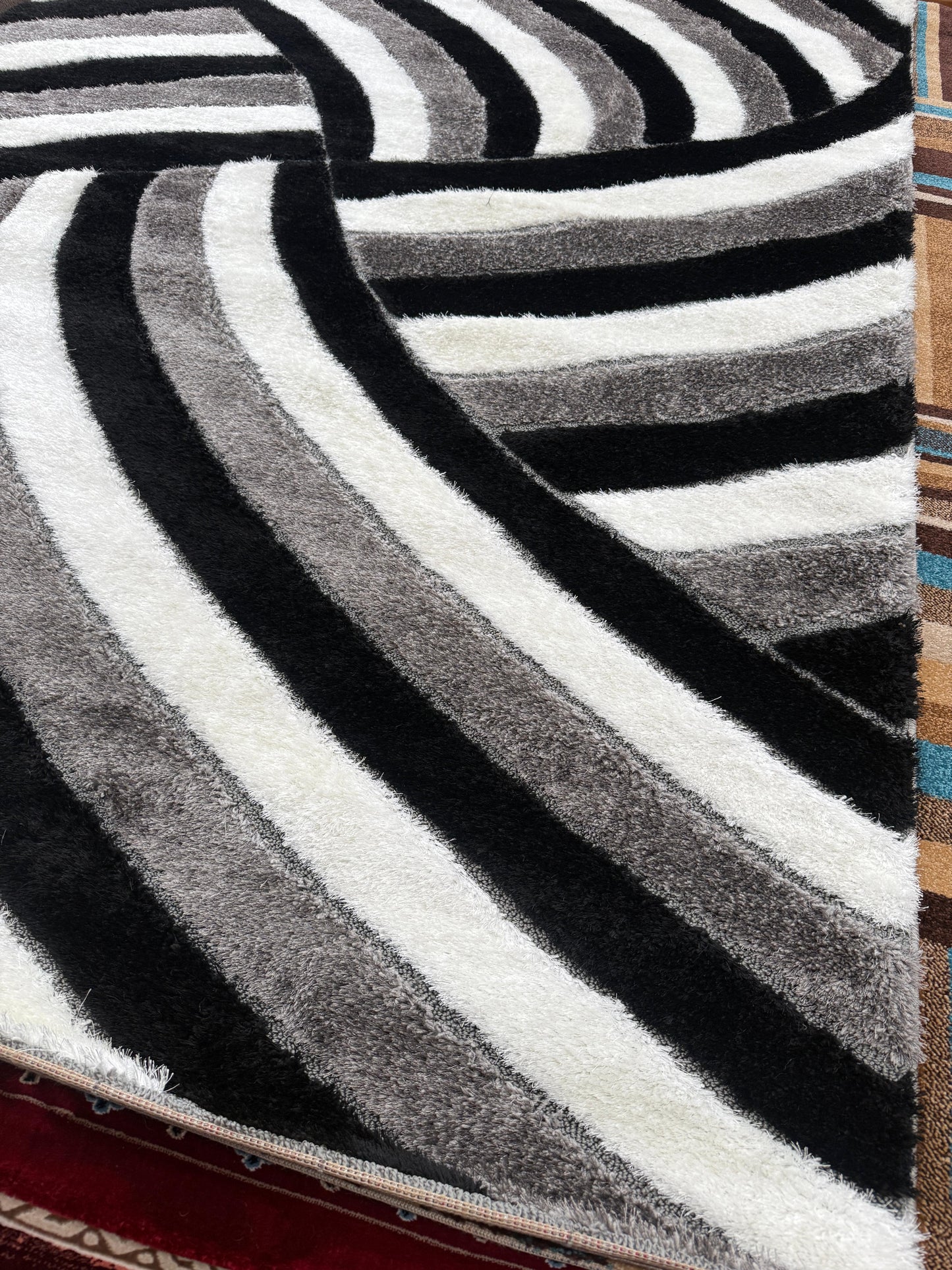 Flame - Black & White Design