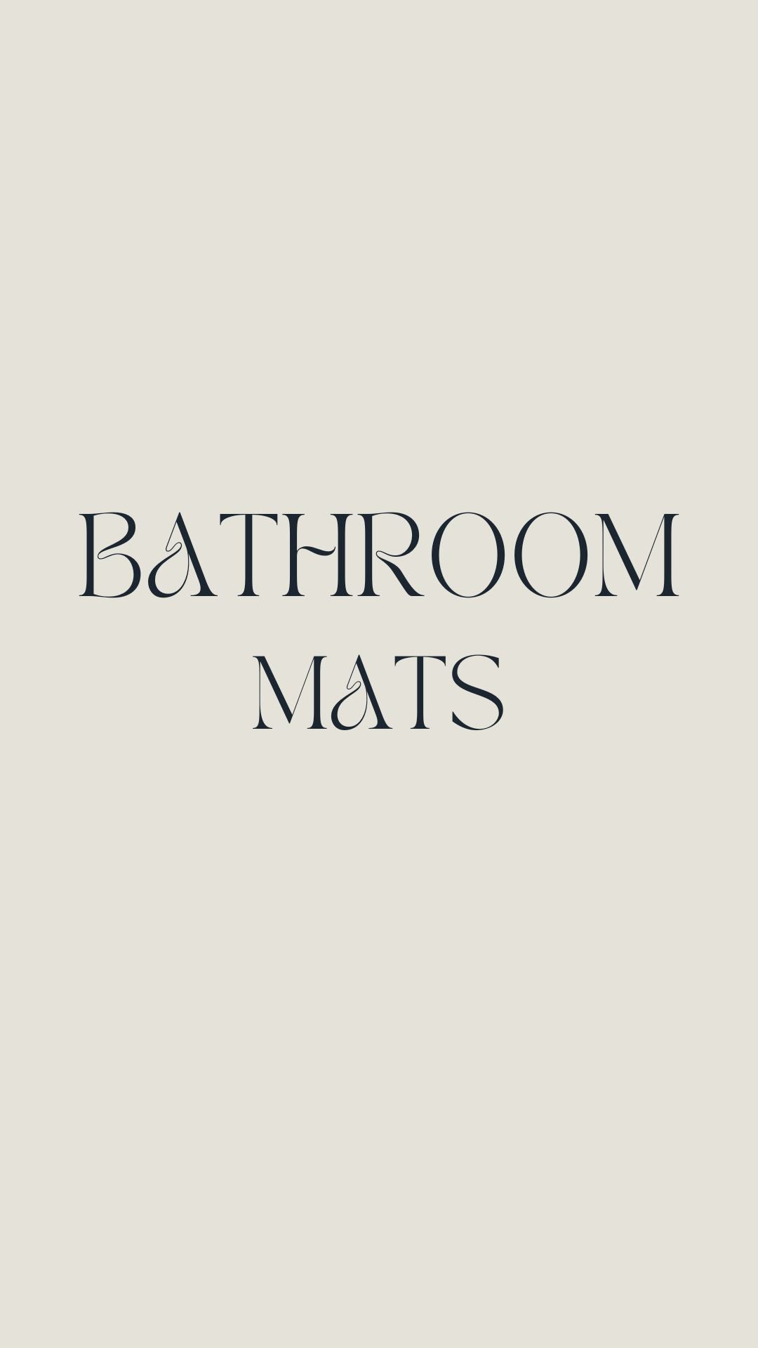 Bathroom Mats
