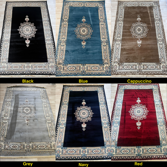 Mistral Persian Style Collection - Traditional Living Room Rugs | Available in 6 Colours & Multiple Sizes