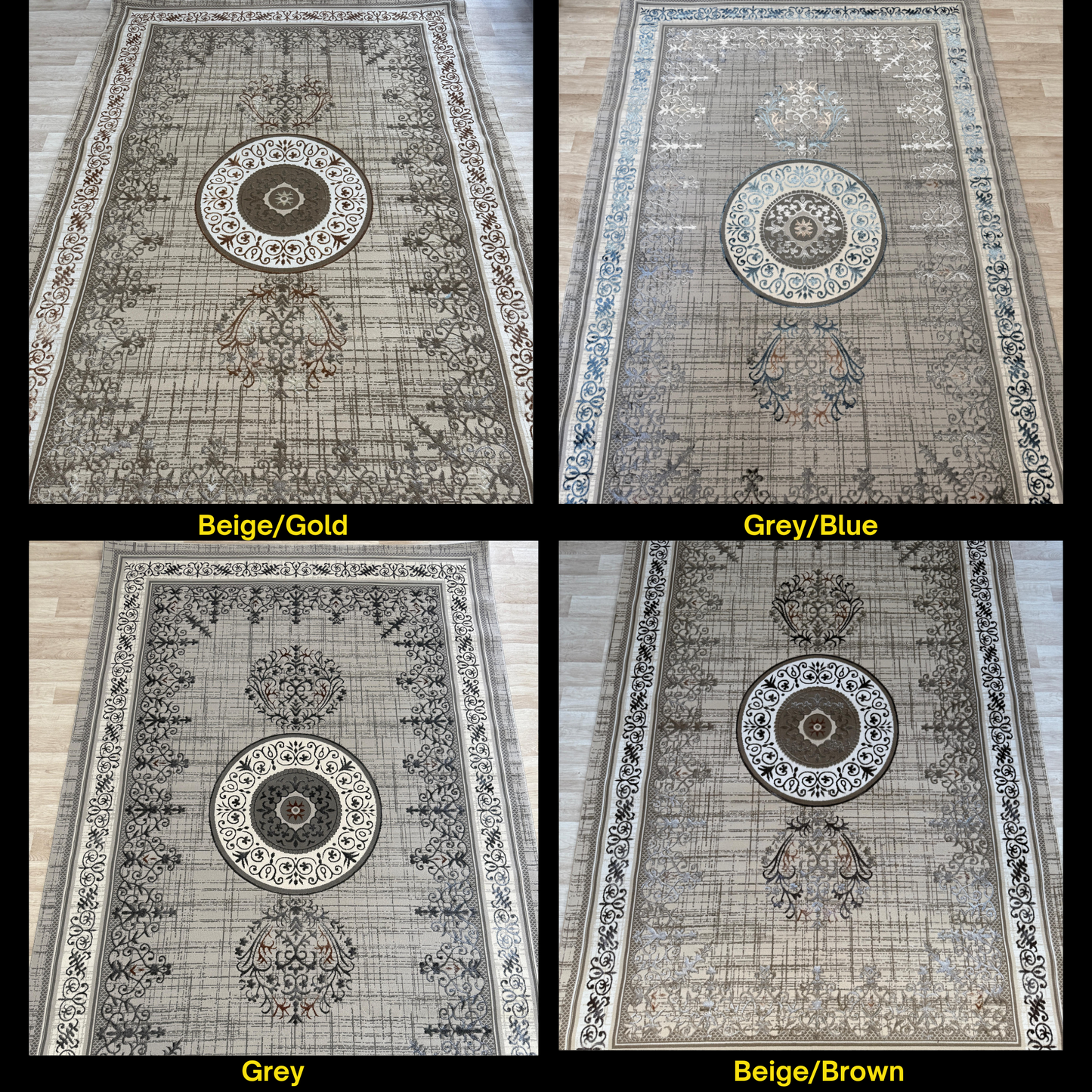 Emoji Italian Shimmer Rug - Elegant Rug for Any Living Space