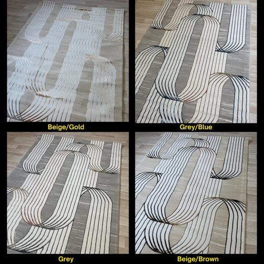 Shop the Emoji Modern Style Shimmer Rug - Stylish Area Rug for Your Living Room