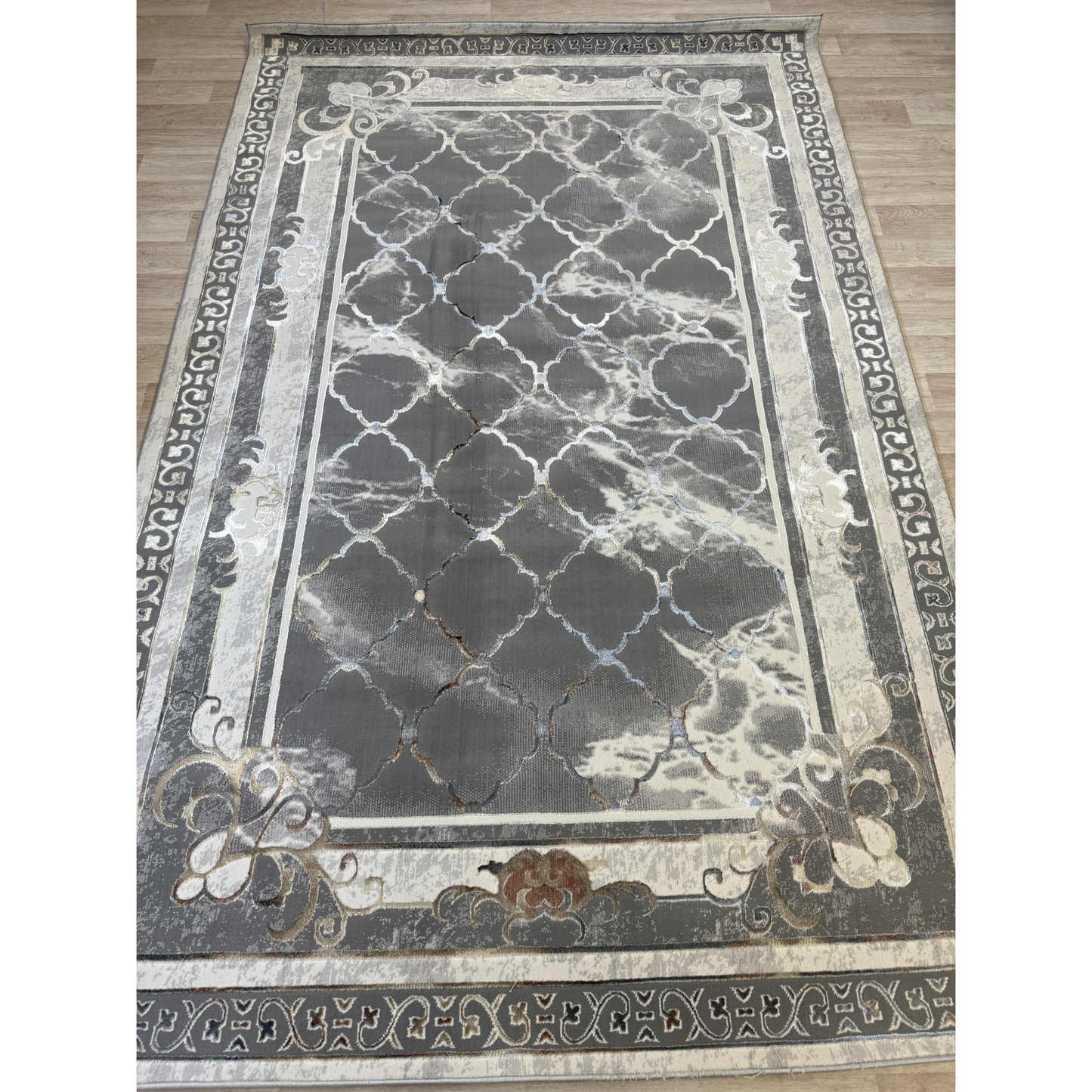 Emoji Diamond Design Rug Collection - Stylish Area Rugs with Cotton Backing | 4 Colors & 3 Sizes