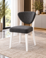 Agnes Round Dining Table Set with 4 Arfe Chairs
