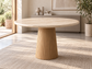 PRE-ORDER Aterni Round Dining Table & 4 Ferran Chairs