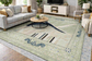 Modern Abstract High Pile Area Rug 11–12mm | Soft Living Room & Bedroom Rug with Jute Backing – Bullring Rugs Ltd