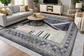 Modern Abstract High Pile Area Rug 11–12mm | Soft Living Room & Bedroom Rug with Jute Backing – Bullring Rugs Ltd