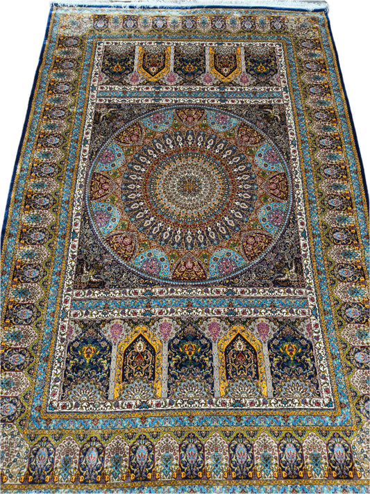 Pure Silk Persian Rug