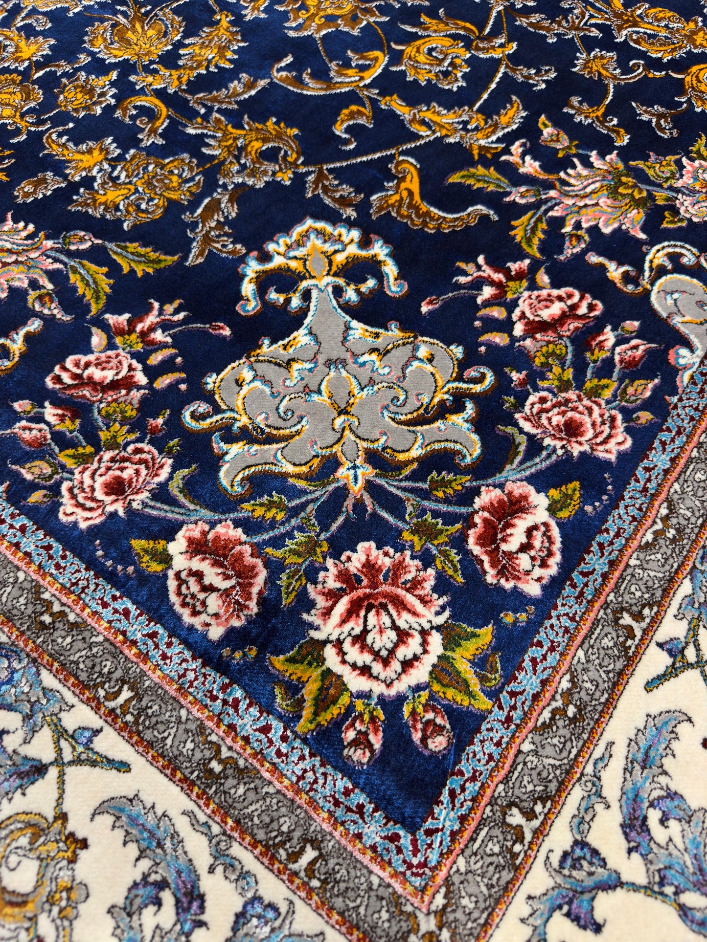 Fine Silk Persian Rug