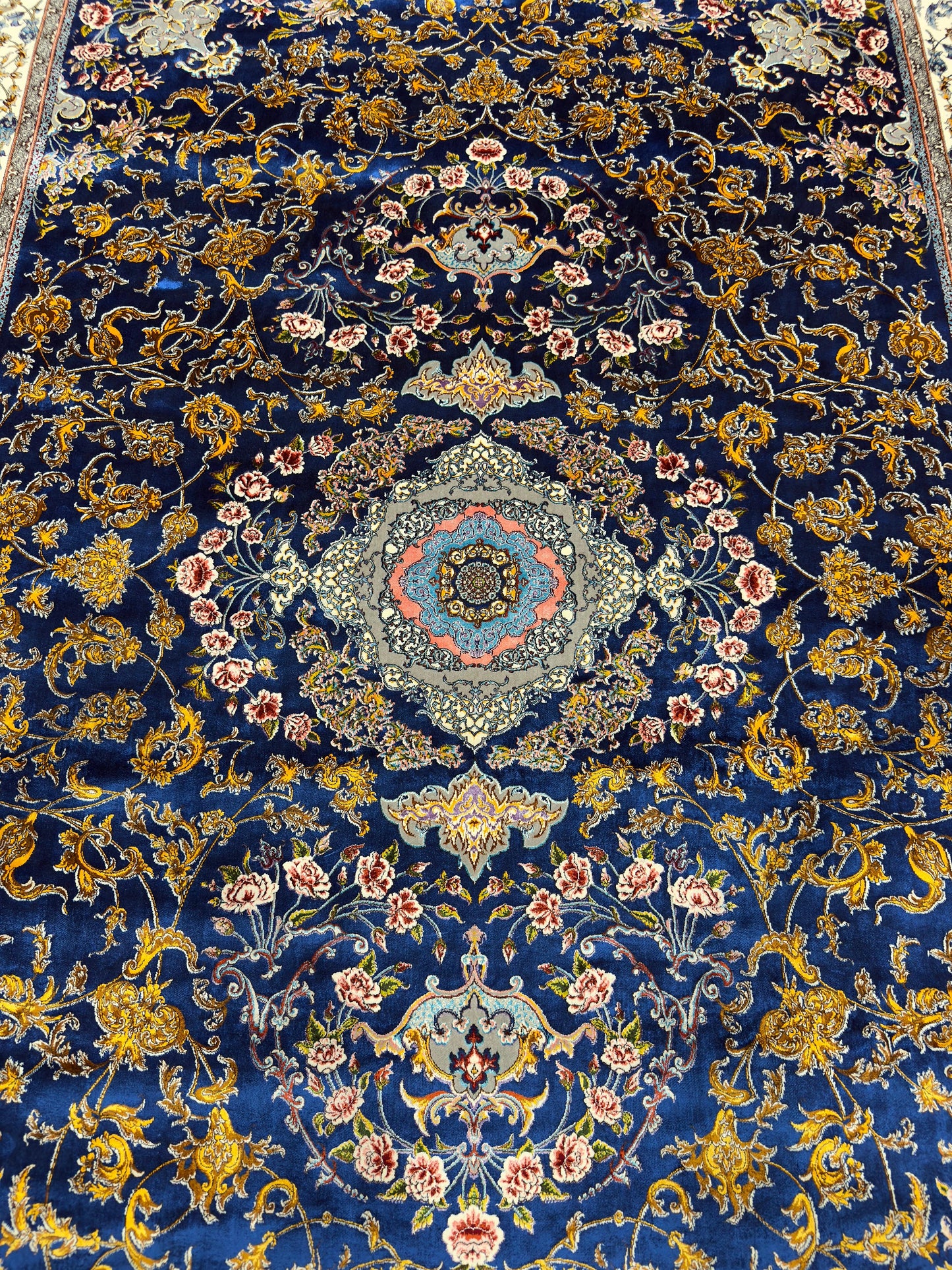 Fine Silk Persian Rug