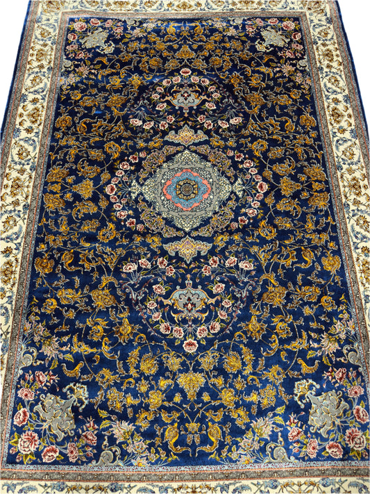 Fine Silk Persian Rug