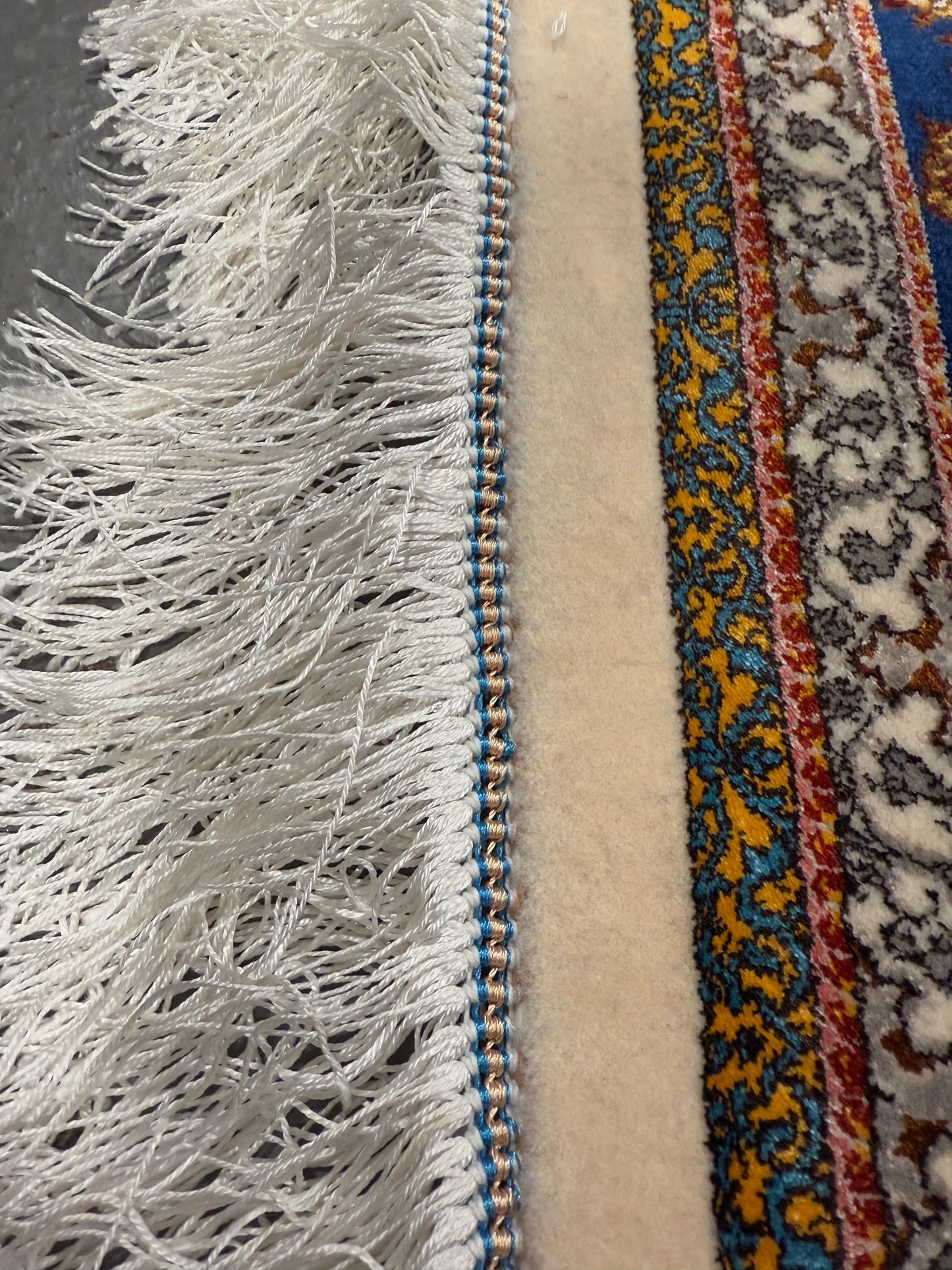 Fine Persian Wool & Silk Rug