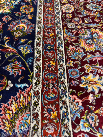 Fine Wool & Silk Persian Rug