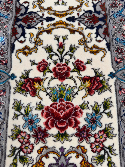 Fine Wool & Silk Persian Rug