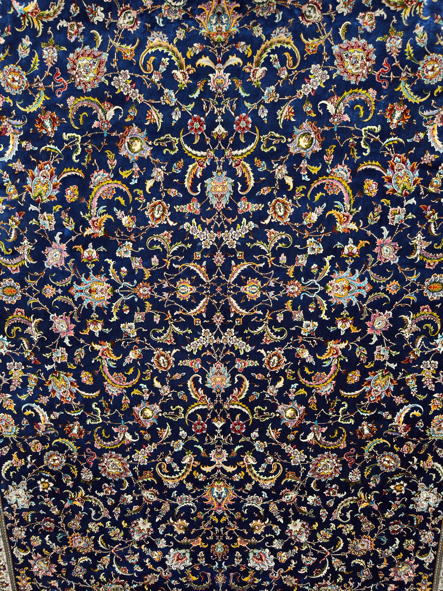 Fine Persian Wool & Silk Rug