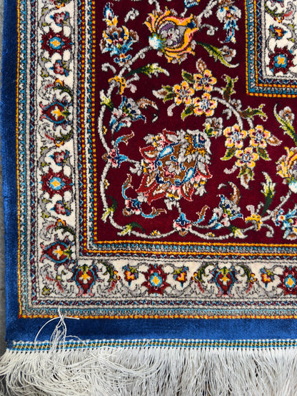 Fine Persian Wool & Silk Rug