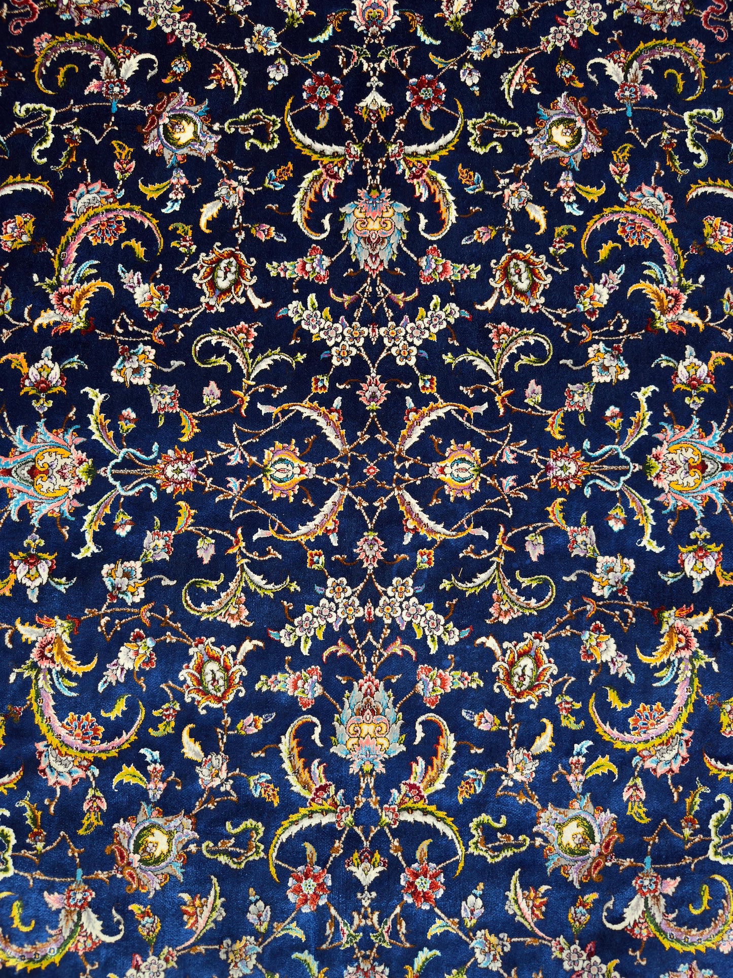 Fine Persian Wool & Silk Rug