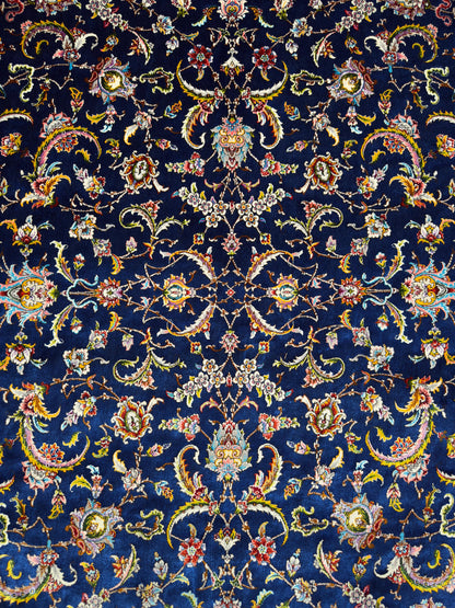 Fine Persian Wool & Silk Rug