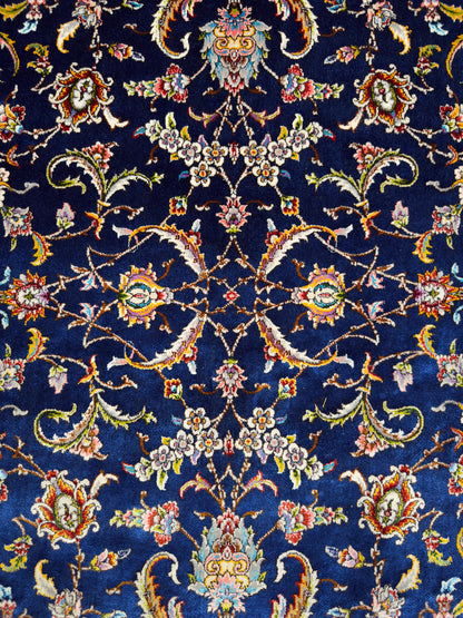 Fine Persian Wool & Silk Rug