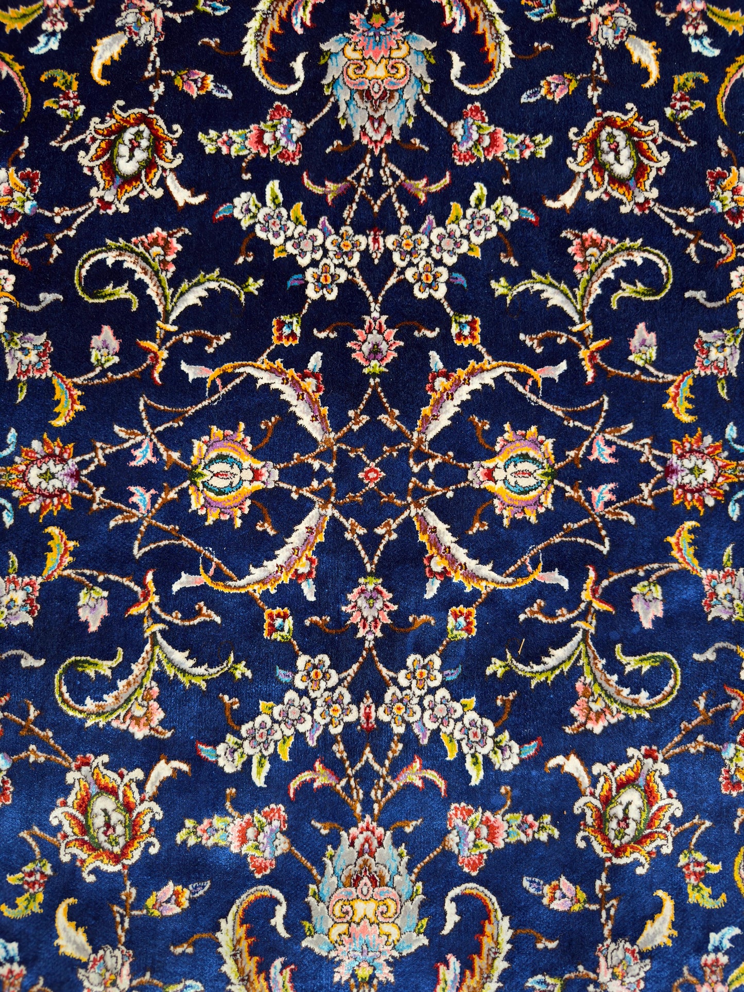 Fine Persian Wool & Silk Rug