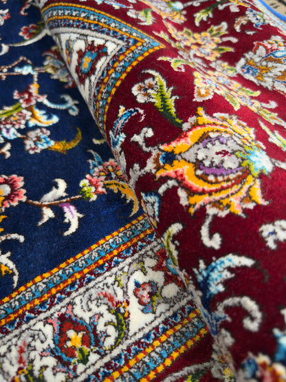 Fine Persian Wool & Silk Rug