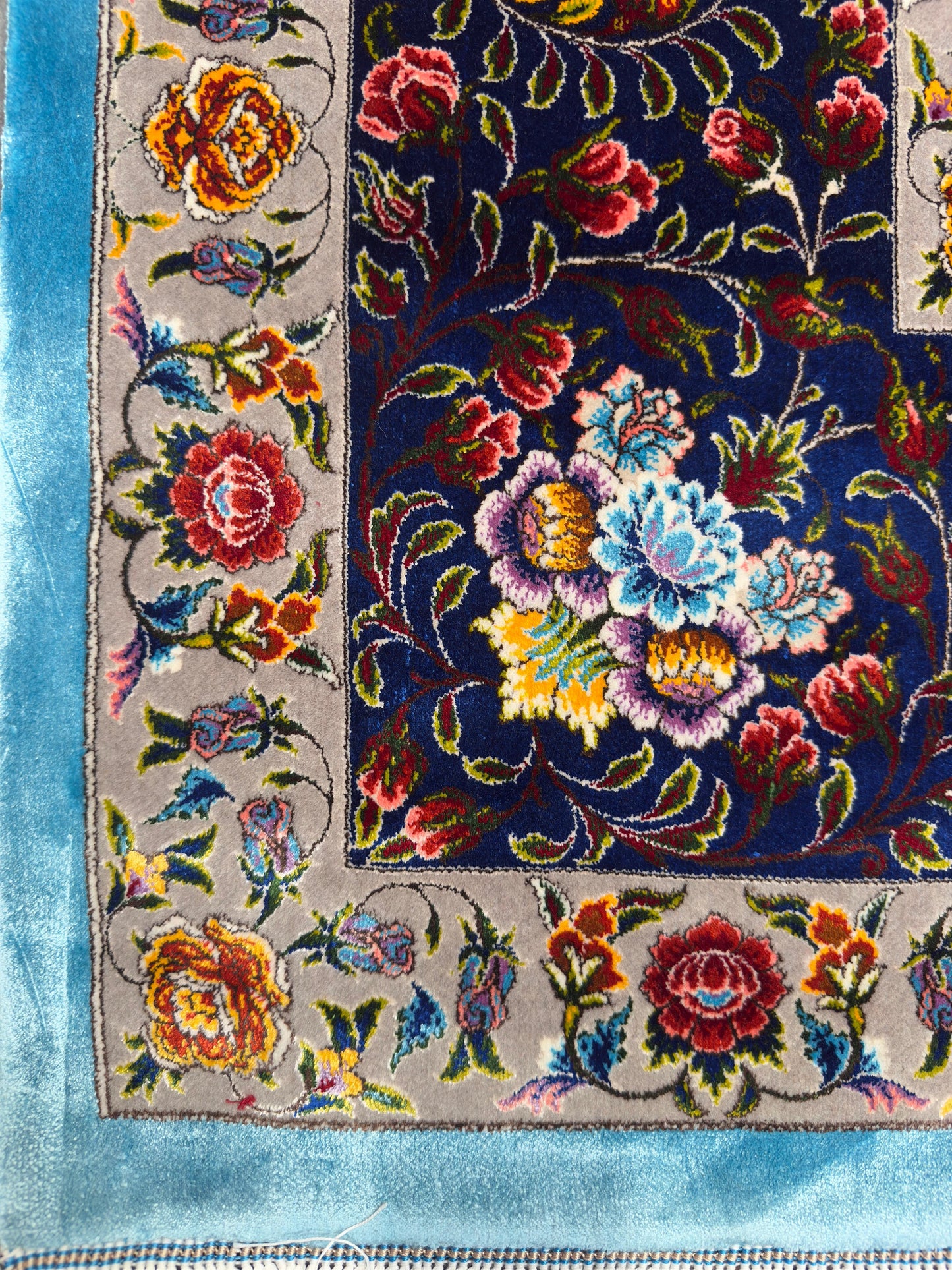 The Birds - Pure Silk Persian Rug