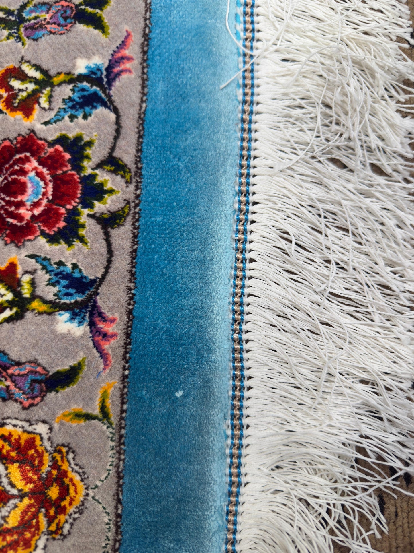 The Birds - Pure Silk Persian Rug