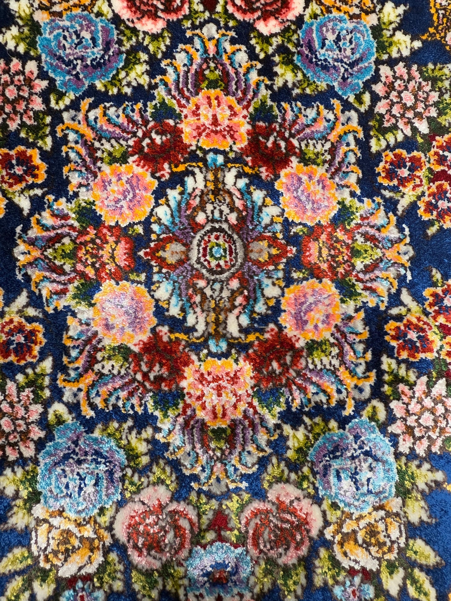 Pure Wool & Silk Persian Rug