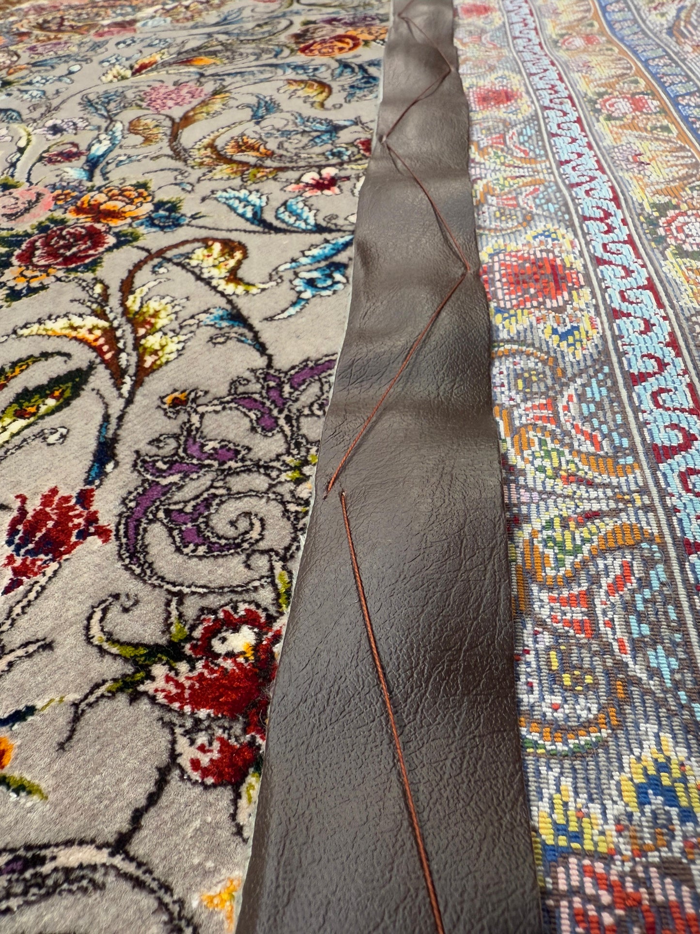 Pure Wool & Silk Persian Rug