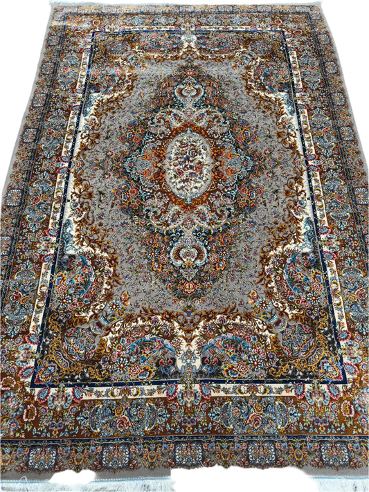 Pure Wool & Silk Persian Rug