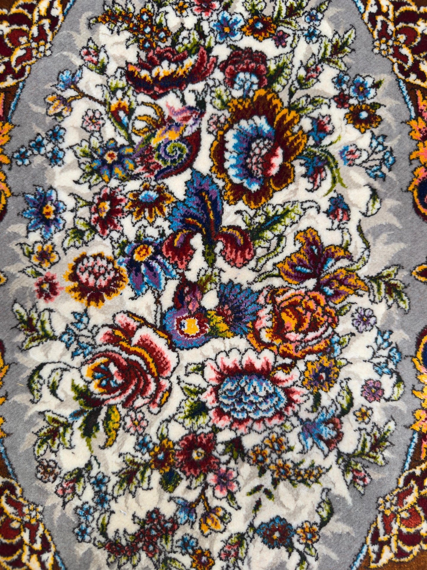 Pure Wool & Silk Persian Rug