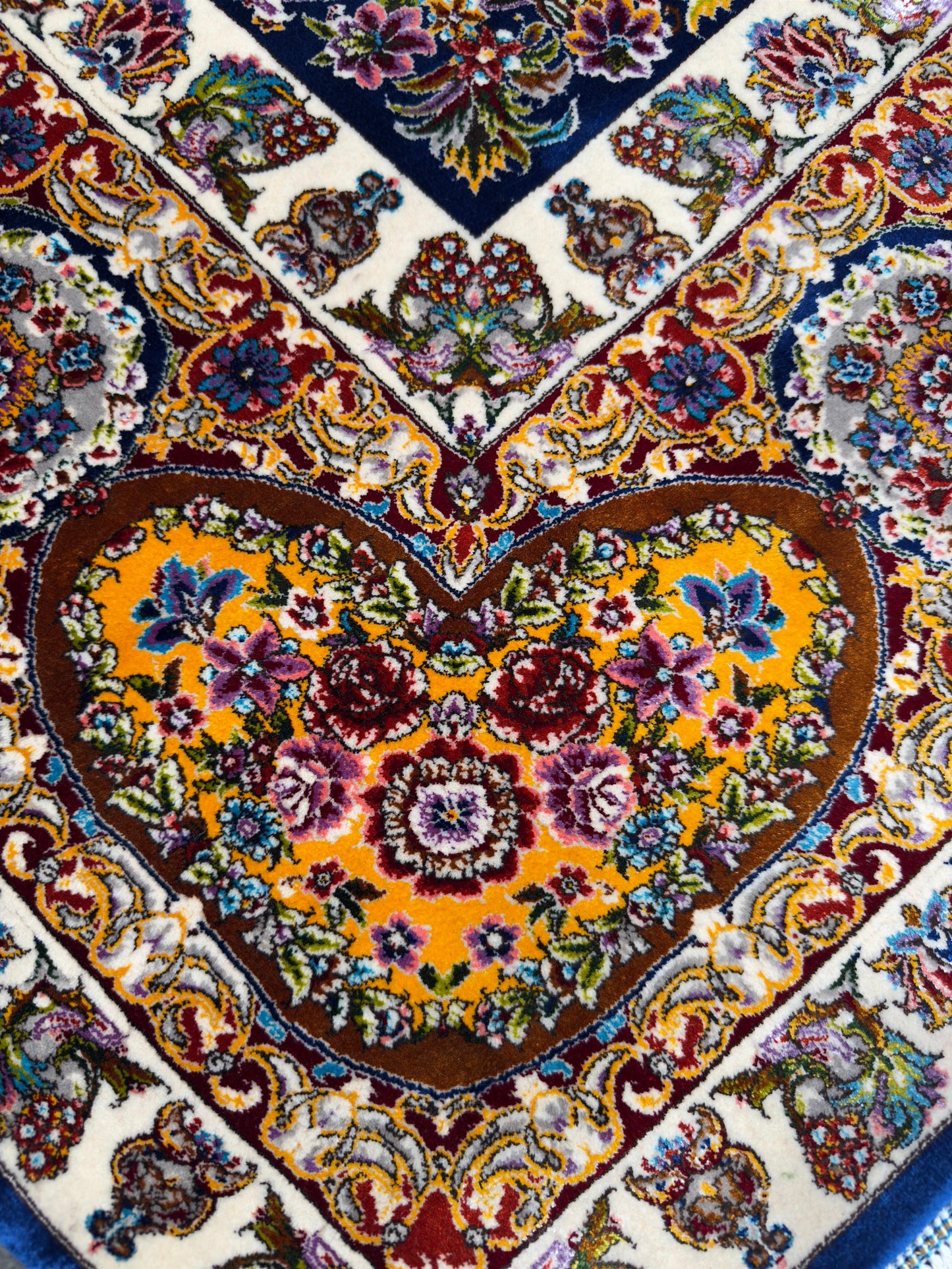 Pure Wool & Silk Persian Rug