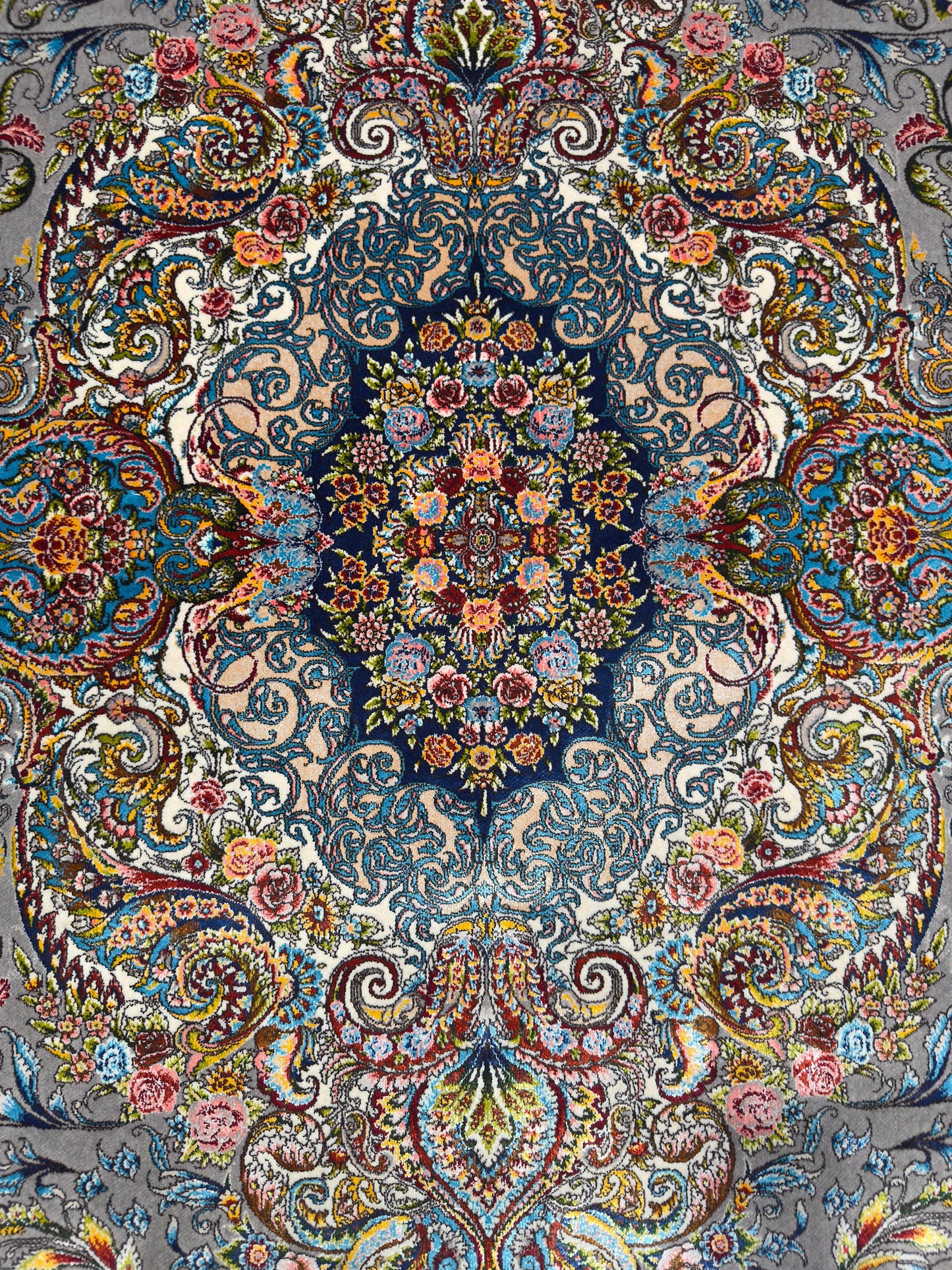Pure Silk Persian Rug