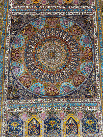Pure Silk Persian Rug