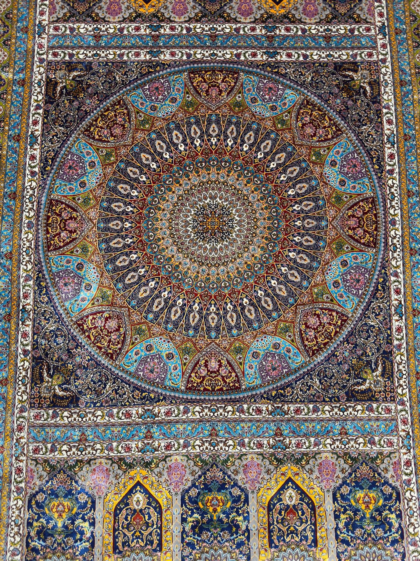 Pure Silk Persian Rug