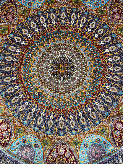 Pure Silk Persian Rug