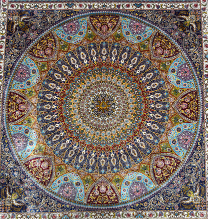 Pure Silk Persian Rug