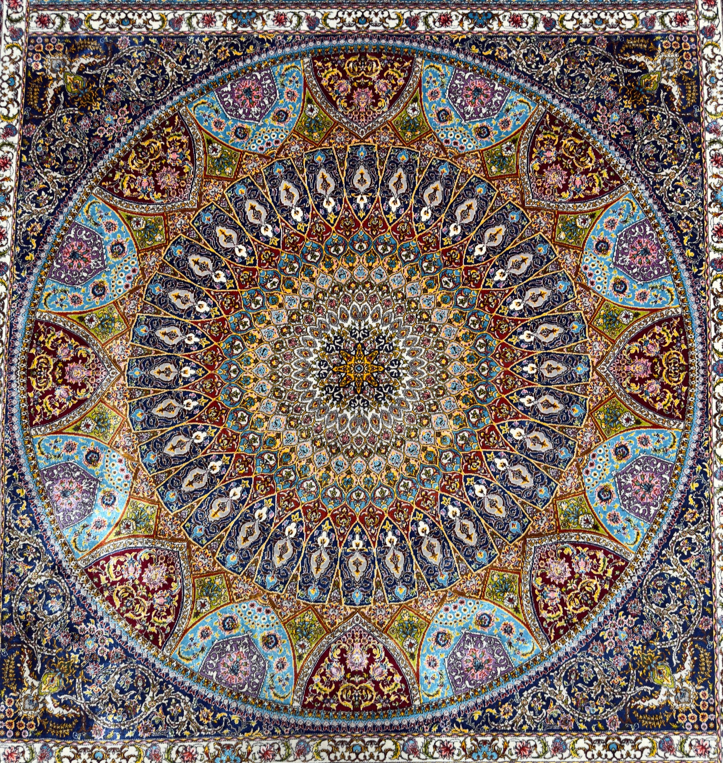 Pure Silk Persian Rug