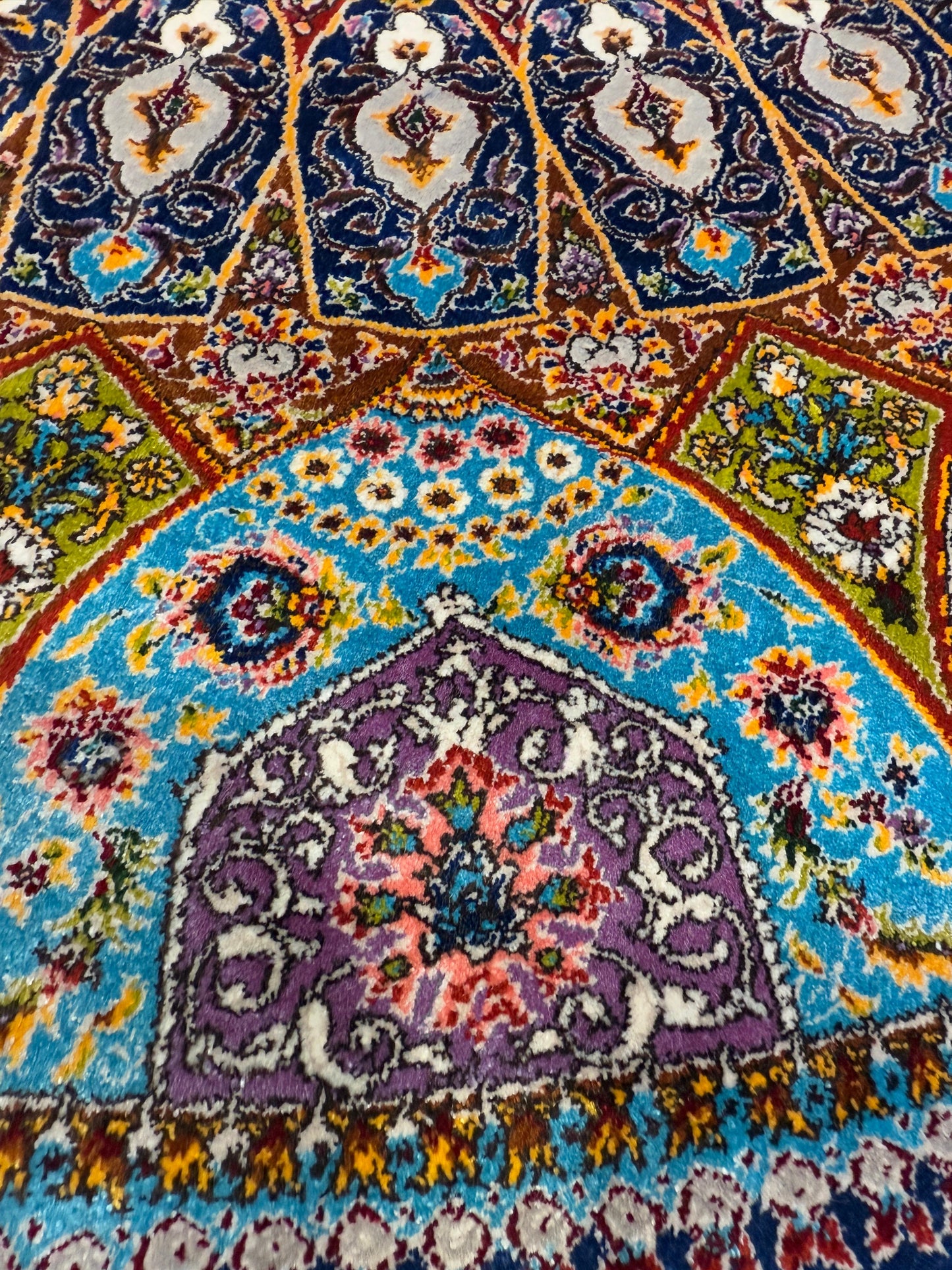 Pure Silk Persian Rug