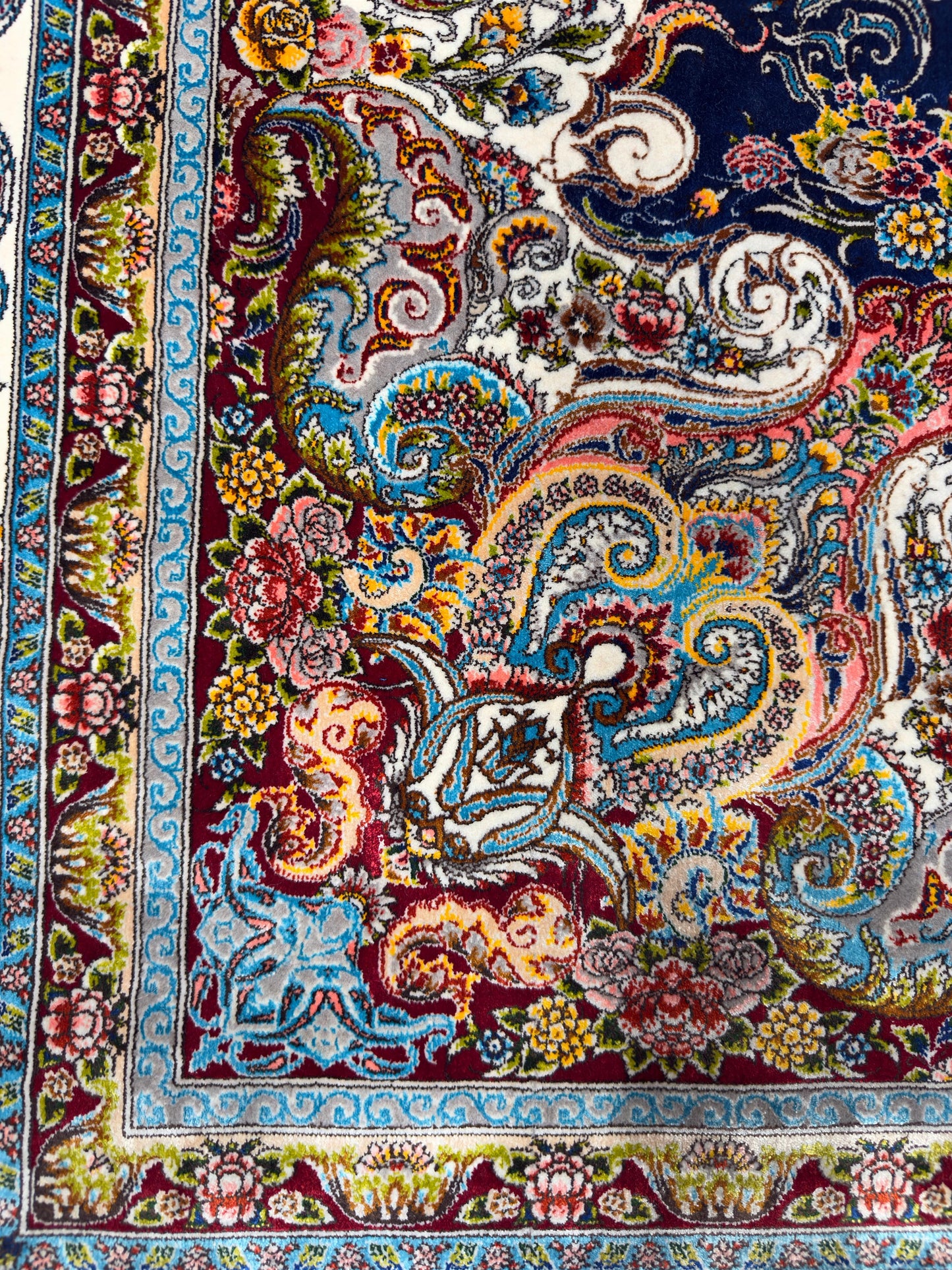 Pure Silk Persian Rug