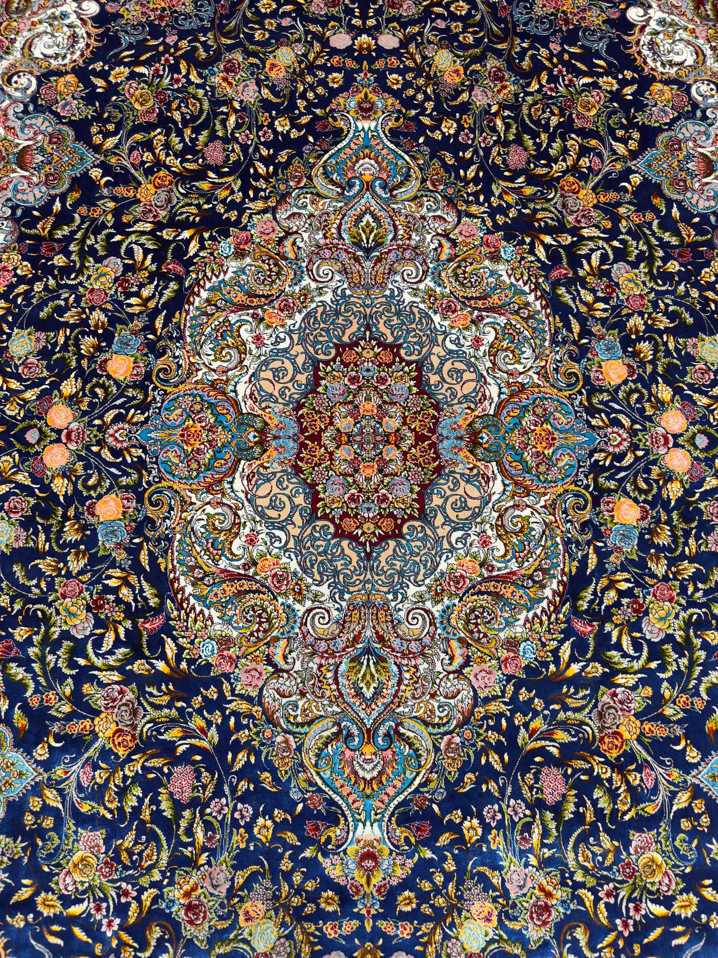 Pure Silk Persian Rug