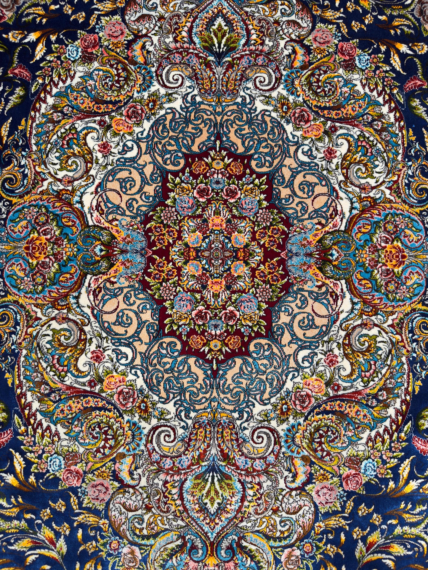 Pure Silk Persian Rug