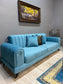 Elegant Toledo Blue Sofa Set - 3 Seater + 2 Seater + 1 Seater with Storage for £1400 | Free UK Delivery