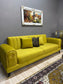 Vibrant Toledo Yellow Sofa Set - 3 Seater + 2 Seater with Storage for £1200 | Free UK Delivery